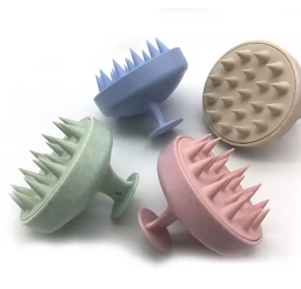 Silicone Shampoo Brush Scalp Massager for Hair Comb Anti-Dandruff Anti-Skid Hairbrush Bath Massage Brush Shower Cleaning Tool